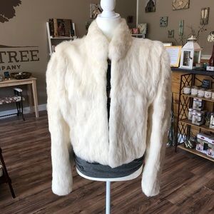 Berman’s Vintage White Fur Coat